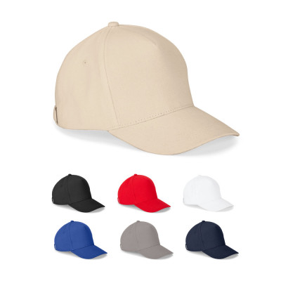 ASHTON. 100 cotton cap (260 g/m²) with 5 panels